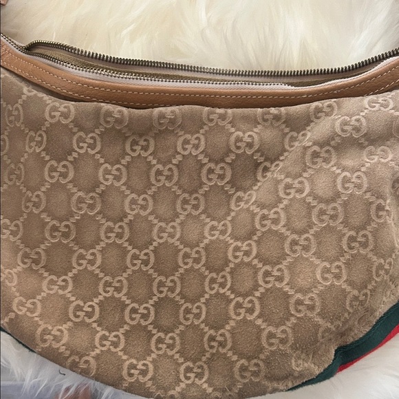 Gucci Vintage Y2K Tan and Brown Shoulder Bag - Picture 13 of 13